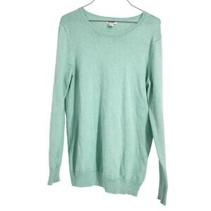 Old Navy Mint Green Long Sleeve Knit Sweater Womens Size Large L
